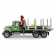 Лесовоз Mack с портативным краном и брёвнами Bruder (брудер) (Арт. 02-824; 02824)